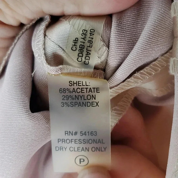 Calvin Klein Gold Fitted Dress & Jacket Set Size 12 - Picture 12 of 12